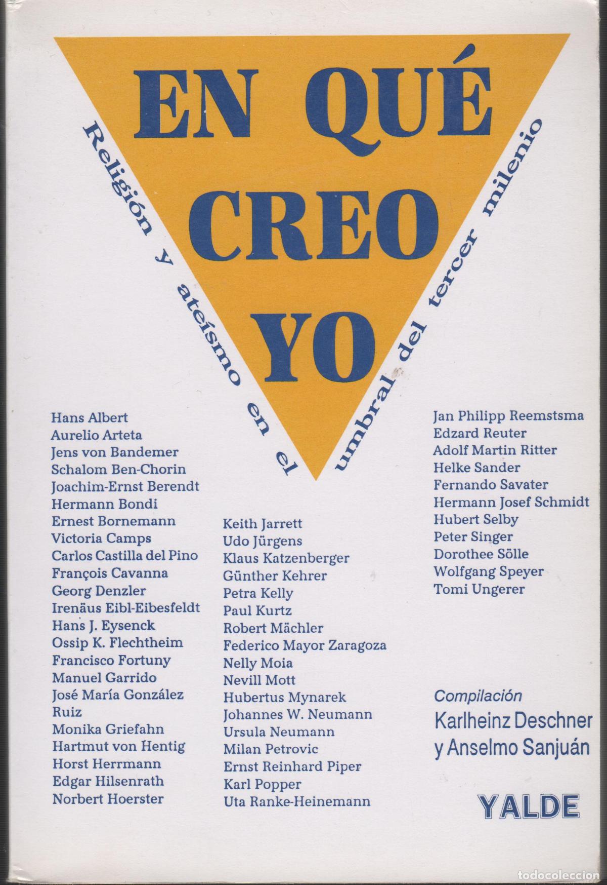 Libros: EN QUE CREO YO EDITORIAL: YALDE - - Foto 1