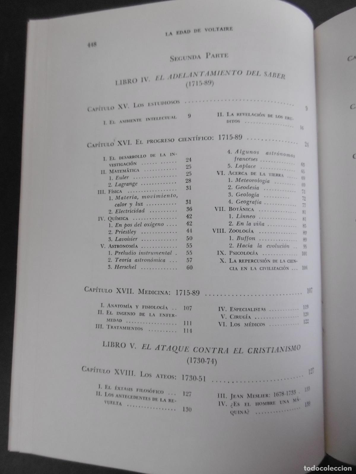 Libros: LA EDAD DE VOLTAIRE. - DURANT, WILL; DURANT, ARIEL. - Foto 16