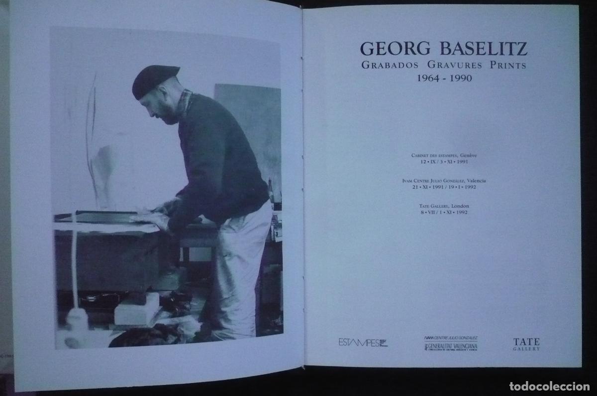 Libros: GEORG BASELITZ. GRABADOS GRAVURES PRINTS 1964-1990. - Foto 3