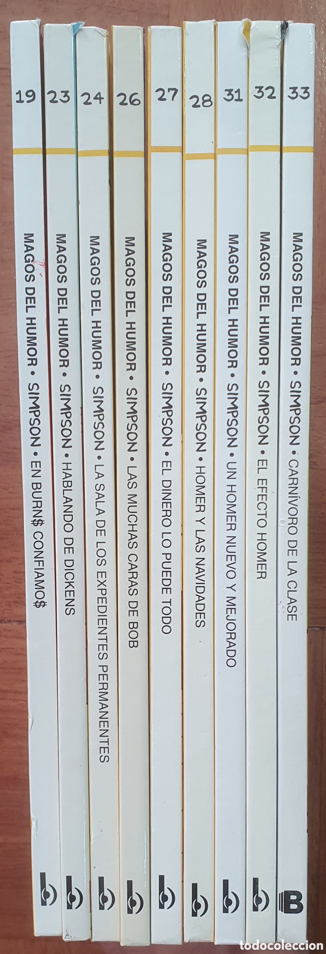 Libros: Lote de 9 Tomos � Magos del Humor: Simpson � Ediciones B - VV. AA. - Foto 2