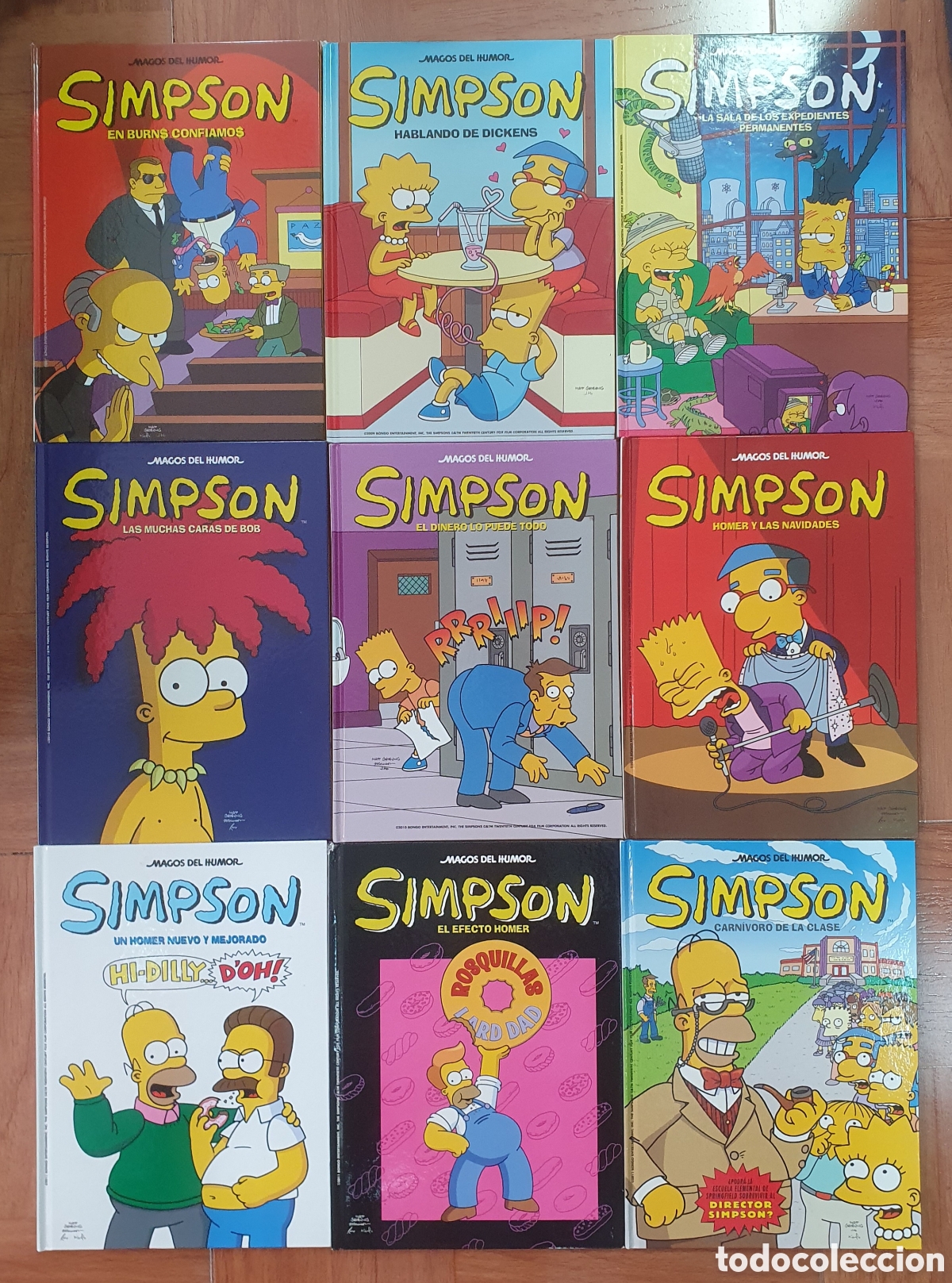 Libros: Lote de 9 Tomos � Magos del Humor: Simpson � Ediciones B - VV. AA. - Foto 1