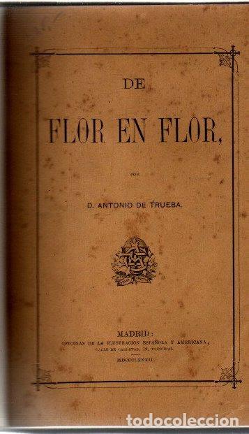 Libros: De flor en flor - Trueba, Antonio de - Foto 1