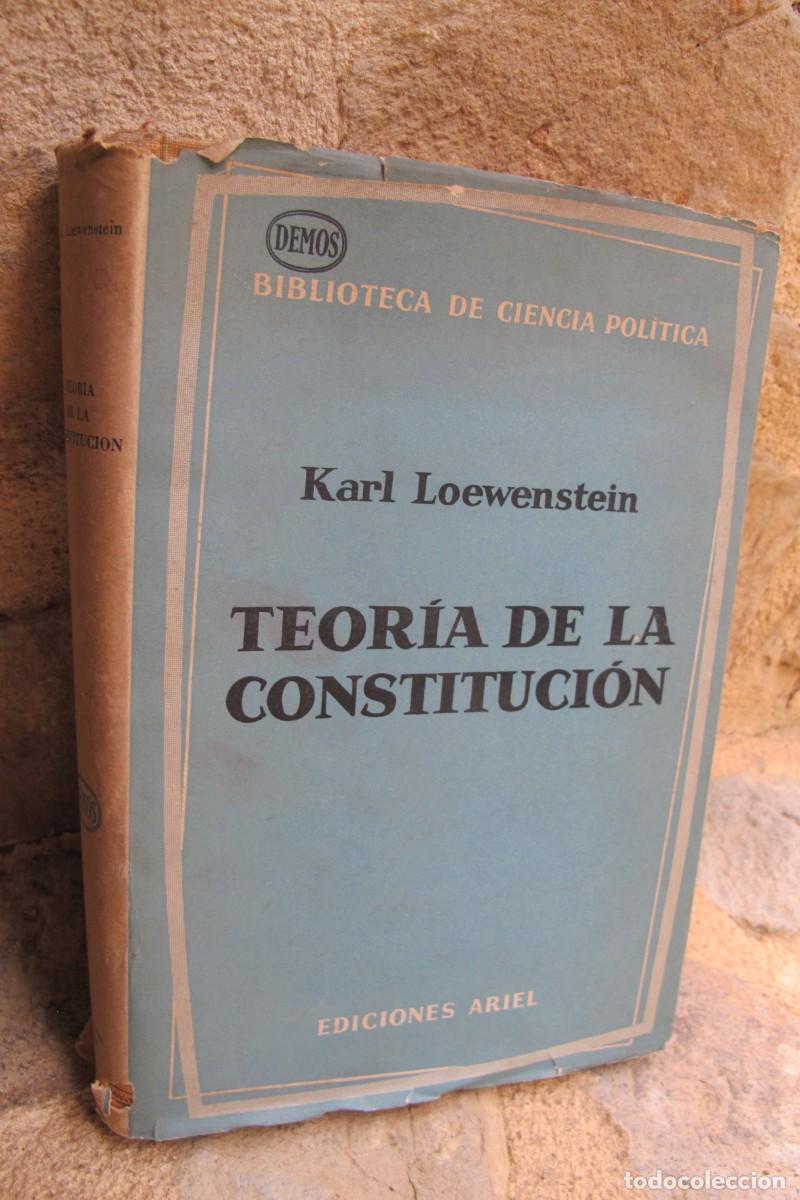Libros: TEORIA DE LA CONSTITUCION. KARL LOEWENSTEIN 1964 1&ordf; EDICION - Foto 1