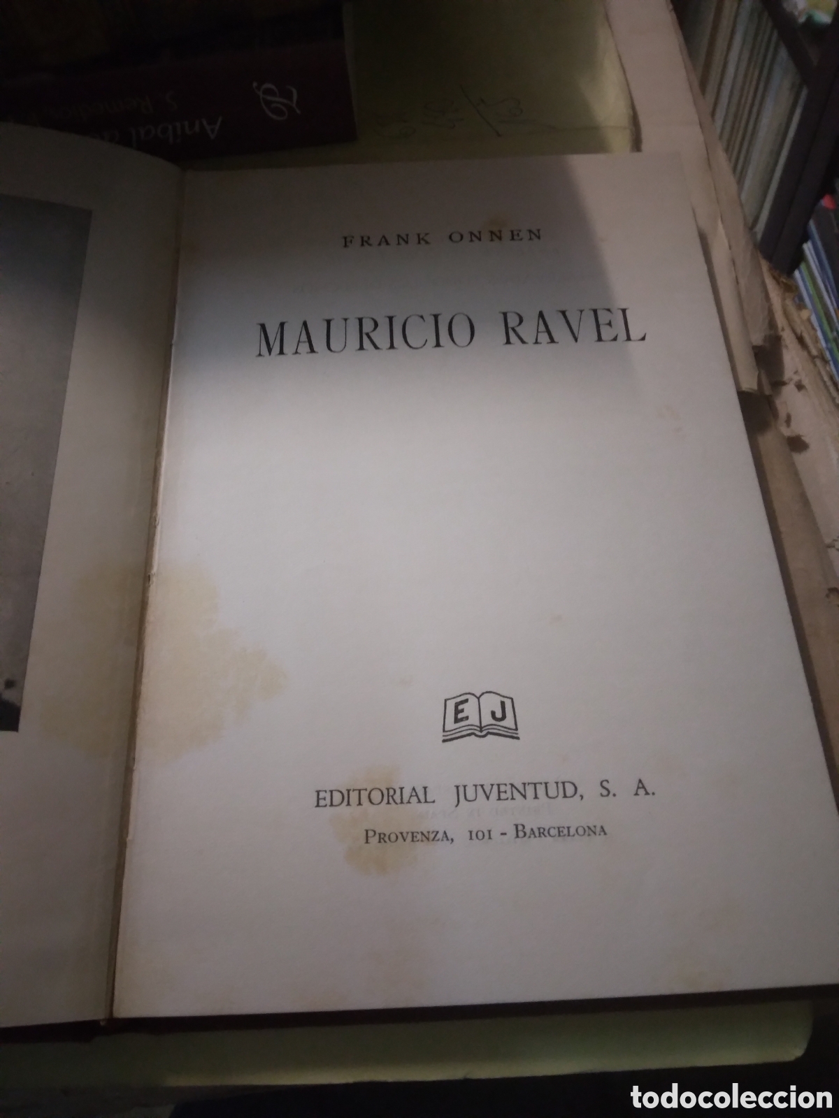 Libros: Frank Onnen, Mauricio Ravel, Juventud - Foto 3