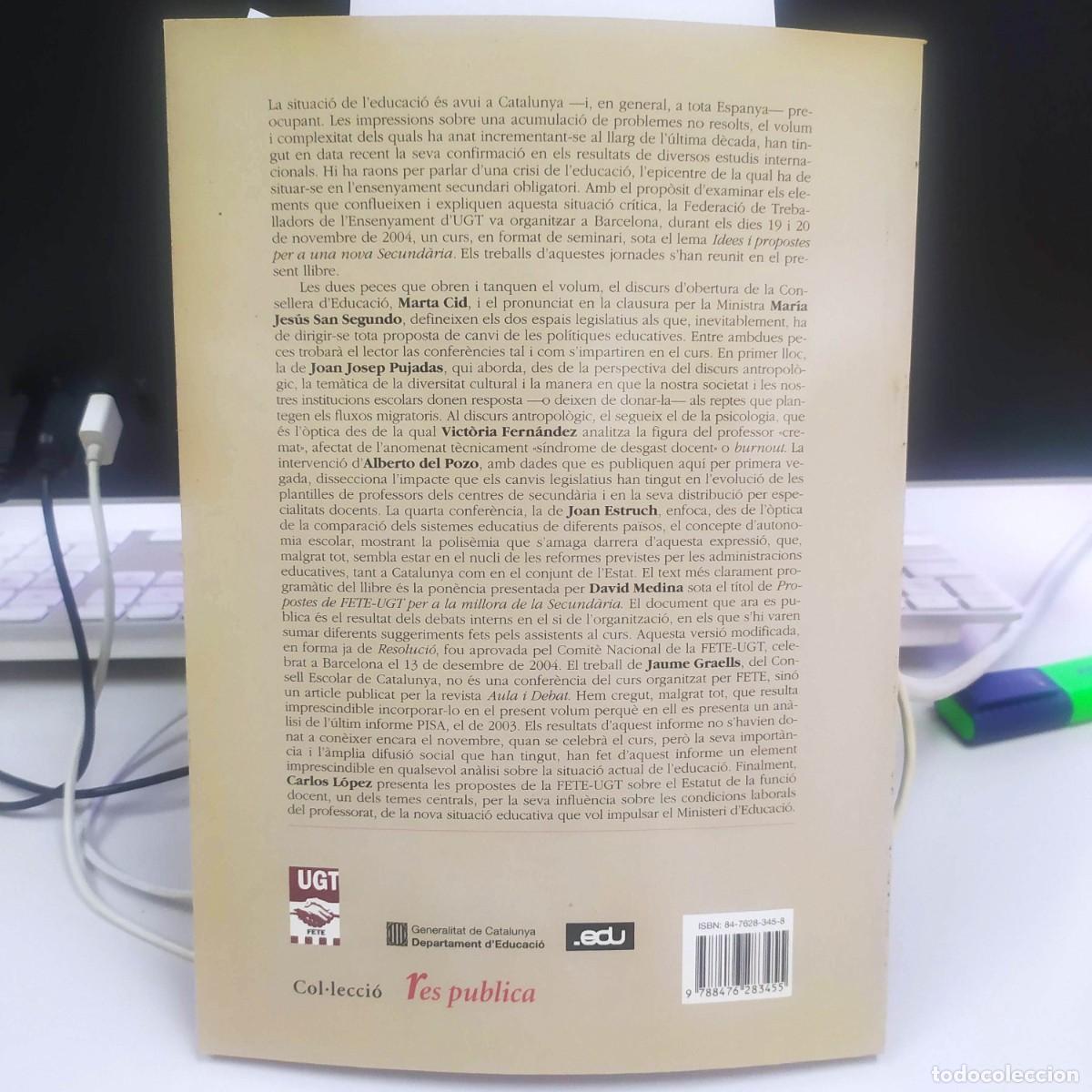 Libros: Leducaci&oacute; secund&agrave;ria a debat - David Medina - Ediciones del Serbal, 2005 - Foto 2
