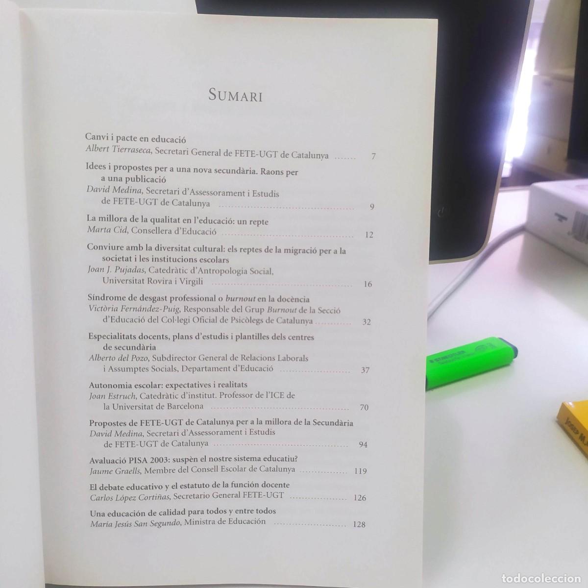 Libros: Leducaci&oacute; secund&agrave;ria a debat - David Medina - Ediciones del Serbal, 2005 - Foto 3