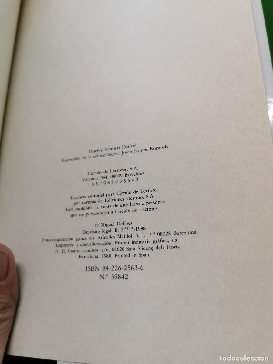 Libros: 377 A, MADERA DE H&Eacute;ROE / MIGUEL DELIBES / C&Iacute;RCULO DE LECTORES - Foto 3