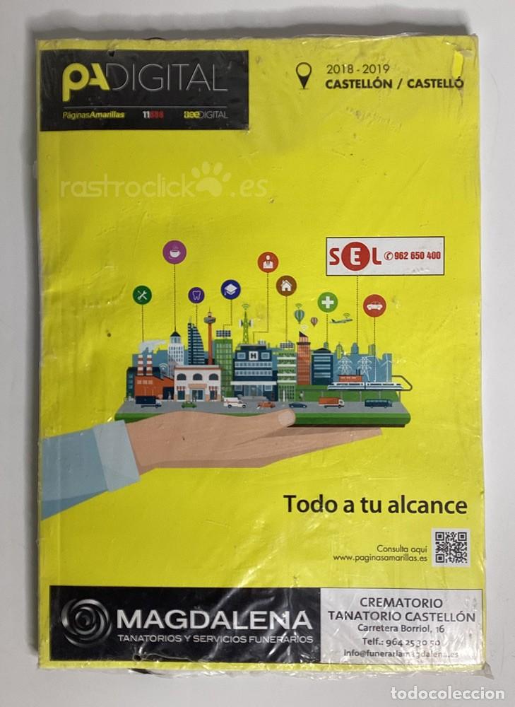 Libros: Gu&iacute;a Telef&oacute;nica &ndash; P&aacute;ginas Amarillas &ndash; Castell&oacute;n &ndash; 2018/2019 &ndash; Nuevo precintado