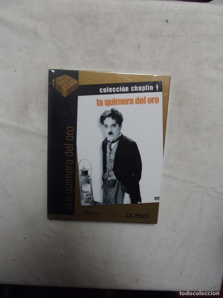 Libros: LIBRO + DVD LA QUIMERA DEL ORO COLECCION CHAPLIN ( PRECINTADA ) - Foto 1