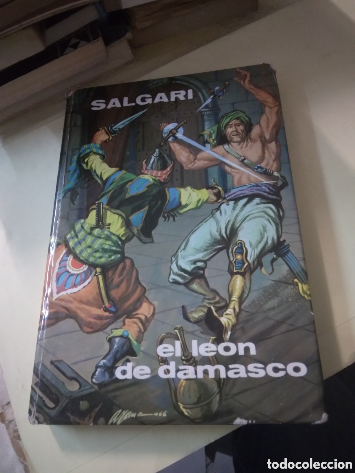 Libros: Salgari, El.leon de Damasco,Editorial GAHE - Foto 1