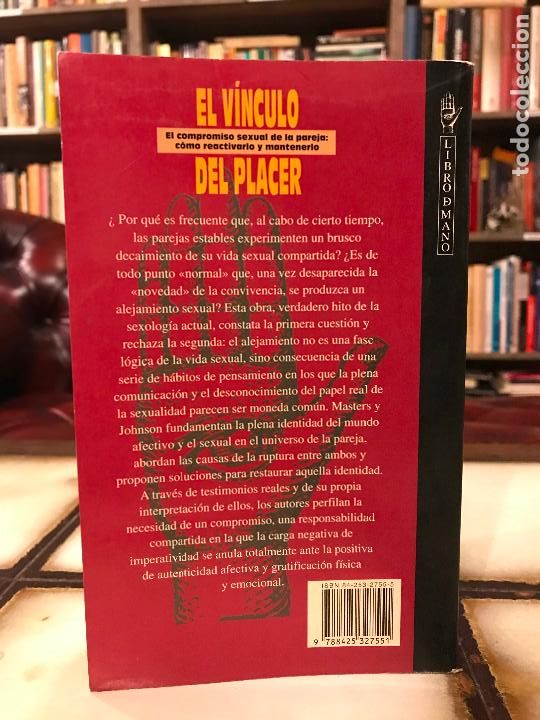 Libros: El v&iacute;nculo del placer. William H. Masters / Virginia E. Johnson. PEDIDO M&Iacute;NIMO 5&euro; - Foto 2