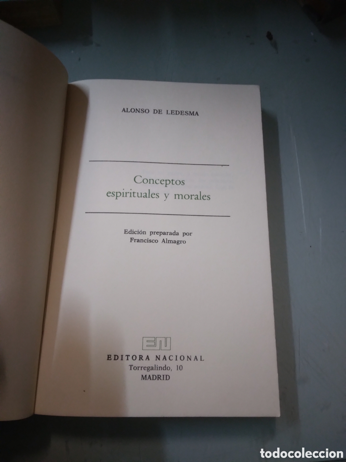 Libros: Alonso de Ledesma, conceptos espirituales y.morales - Foto 2