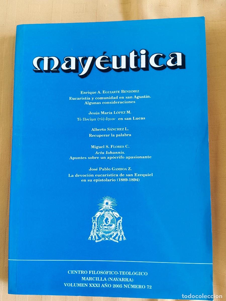 B&uuml;cher: MAYEUTICA - REVISTA SEMESTRAL DE LOS AGUSTINO RECOLETOS - VV.AA.