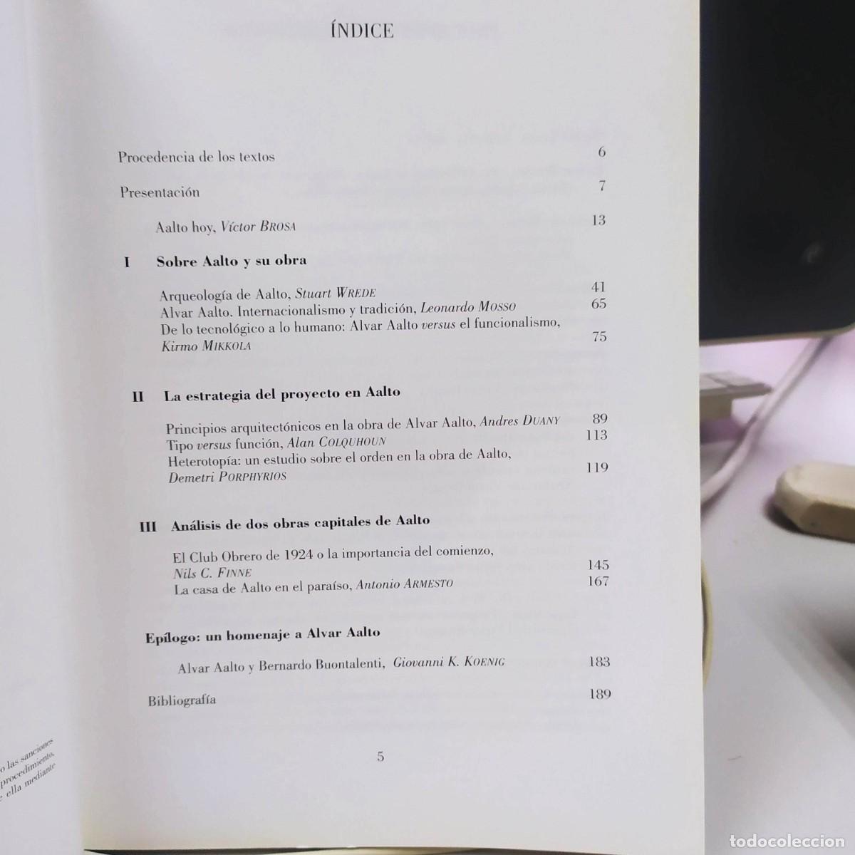 Libros: Alvar Aalto - V&iacute;ctor Brosa - Ediciones del Serbal, 1998 - Foto 2