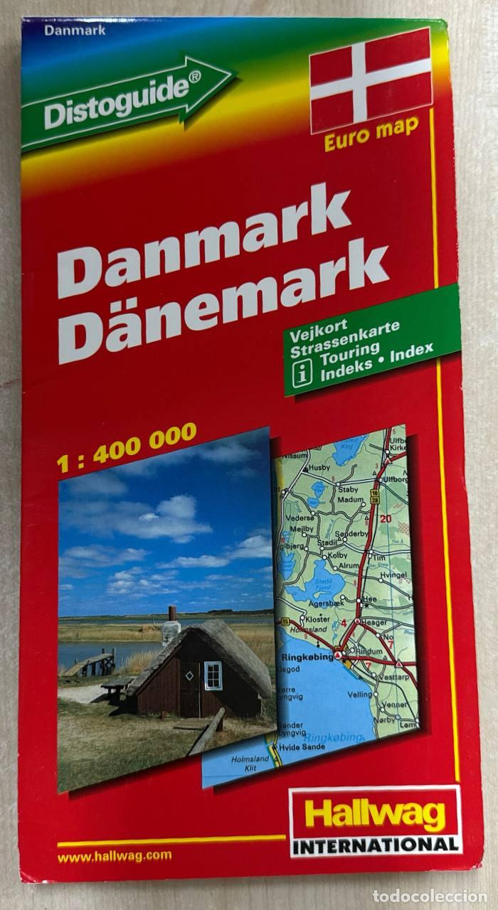 Libros: DENMARK | HALLWAG ROAD MAP. 1 : 400 000 - Foto 1