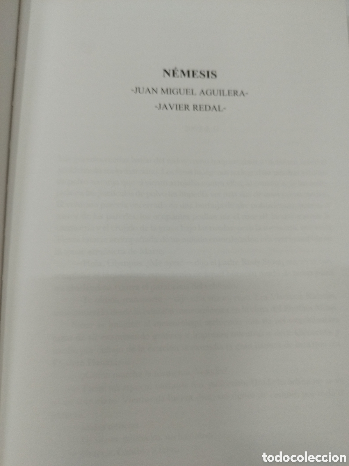 Libros: NEMESIS - AGUILERA,Juan Miguel y REDAL,Javier - Foto 3