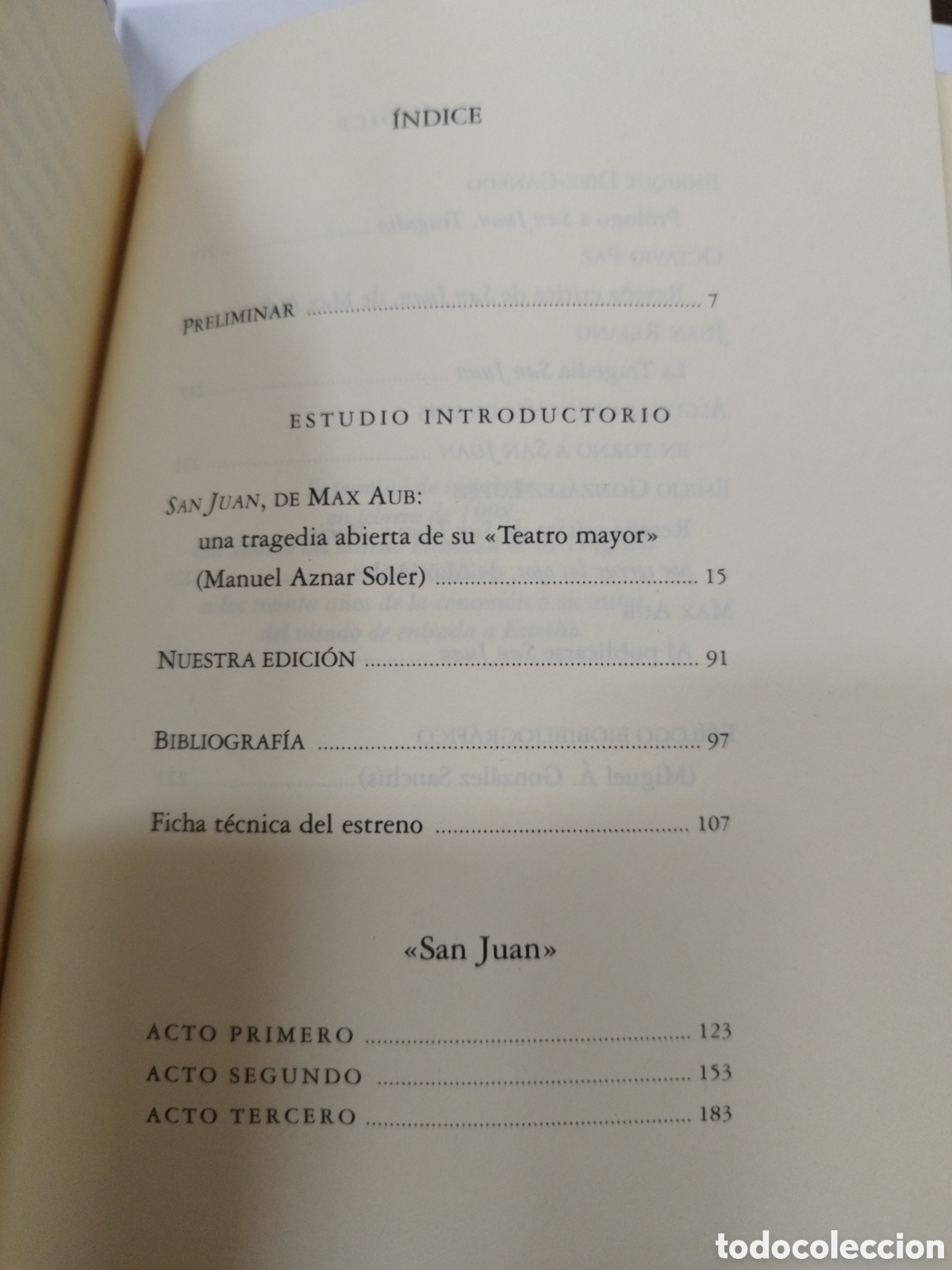Libros: SAN JUAN. Tragedia - AUB,Max - Foto 6