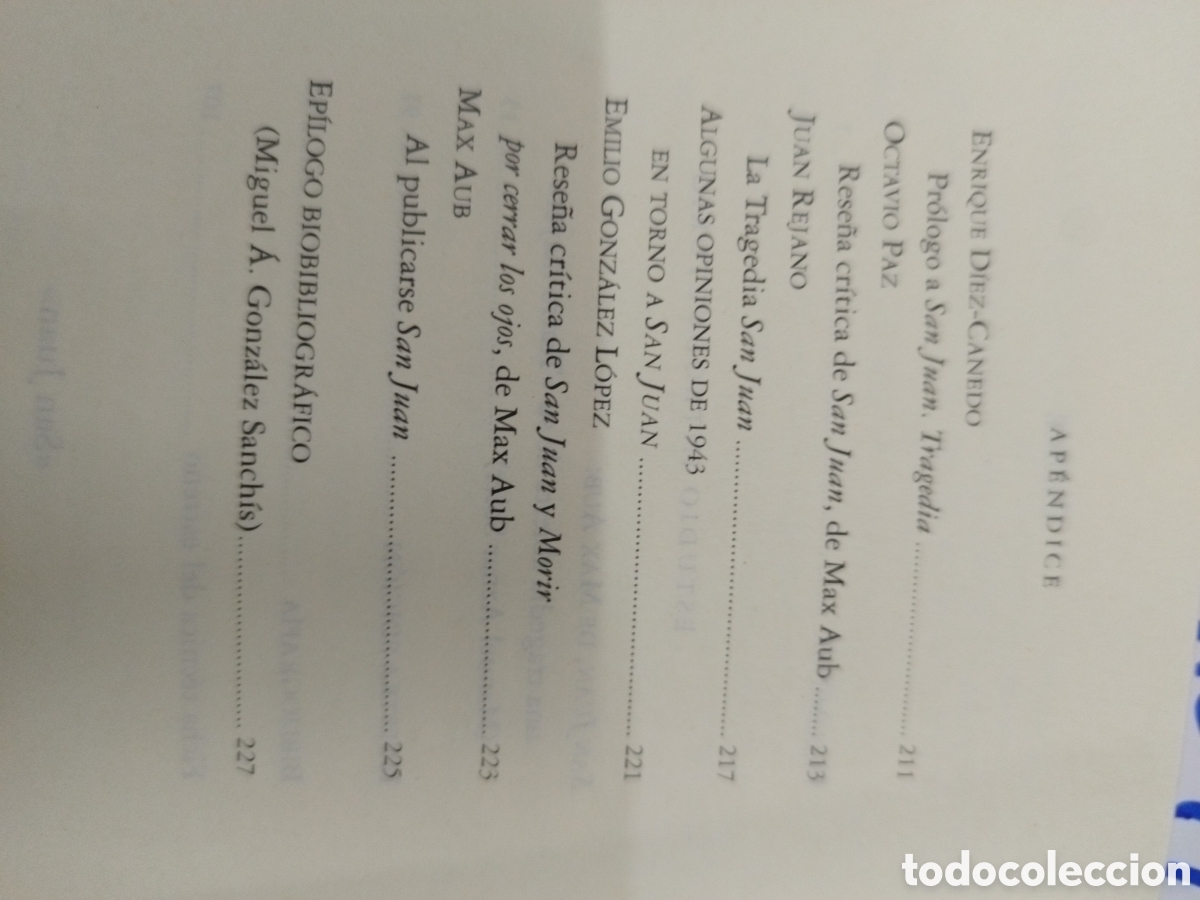 Libros: SAN JUAN. Tragedia - AUB,Max - Foto 7