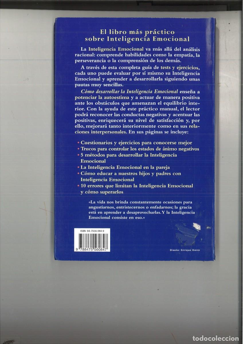 Libros: COMO DESARROLLAR LA INTELIGENCIA EMOCIONAL. Paz Torrabadella - Foto 2