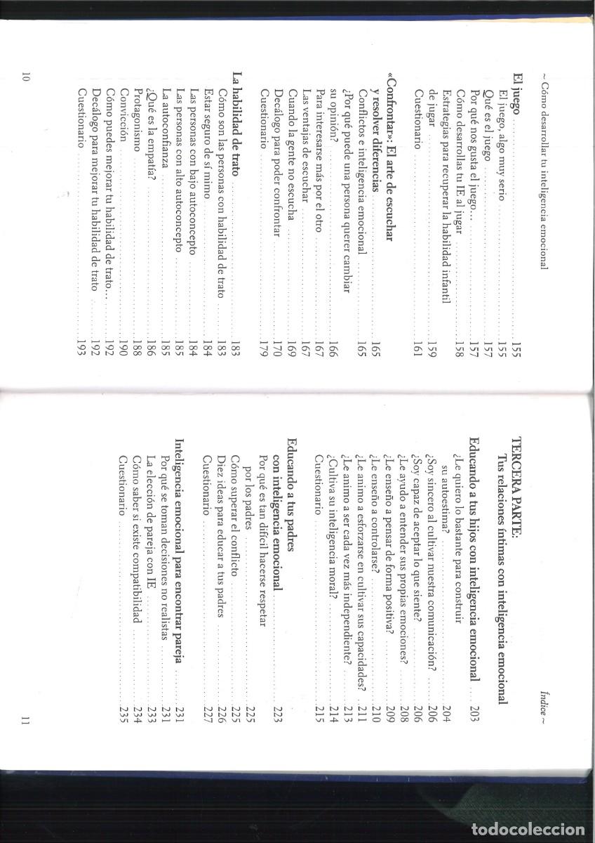 Libros: COMO DESARROLLAR LA INTELIGENCIA EMOCIONAL. Paz Torrabadella - Foto 6
