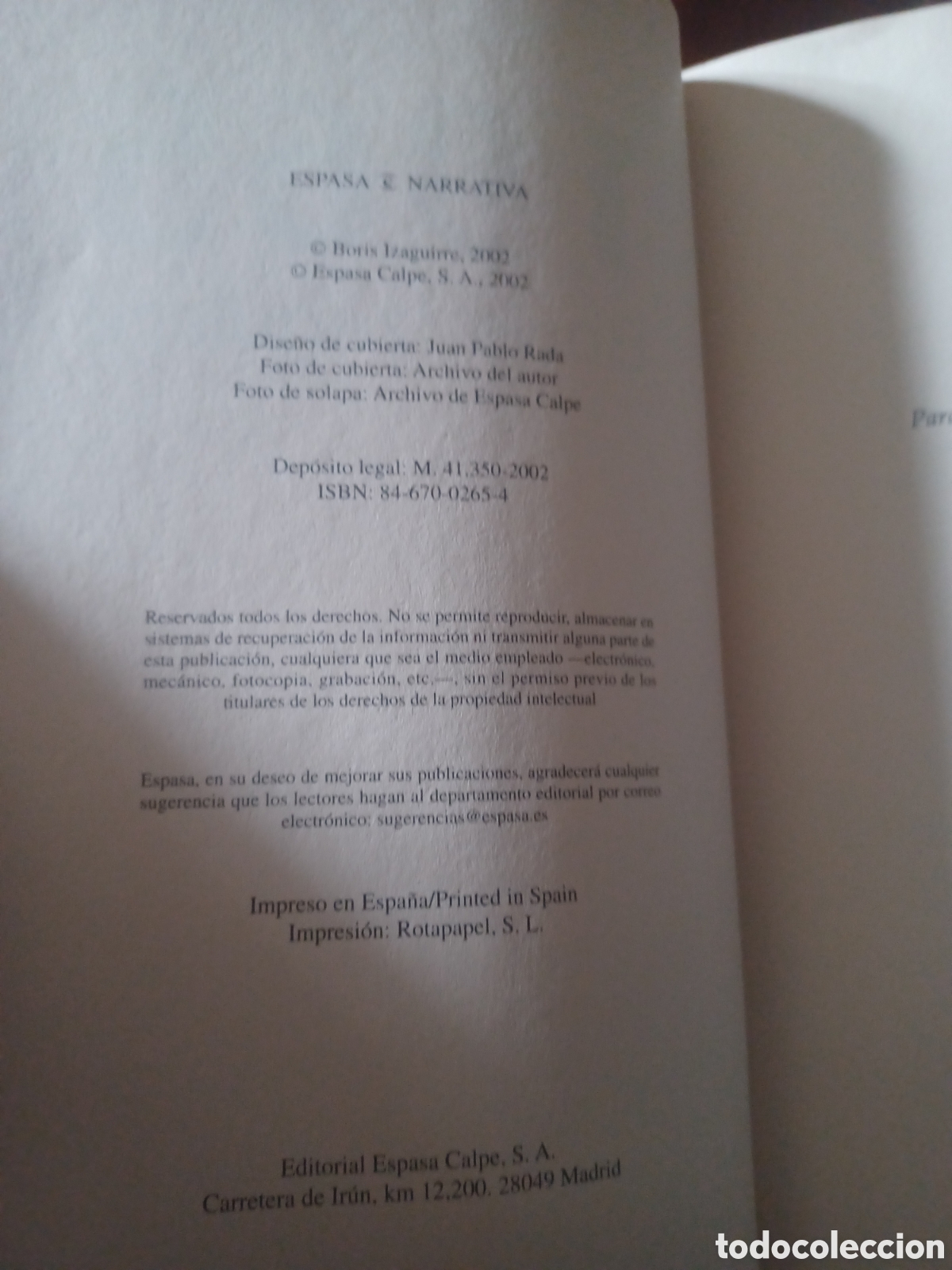 Libros: Barybook 200. ///1965 Boris Izaguirre espasa - Foto 4