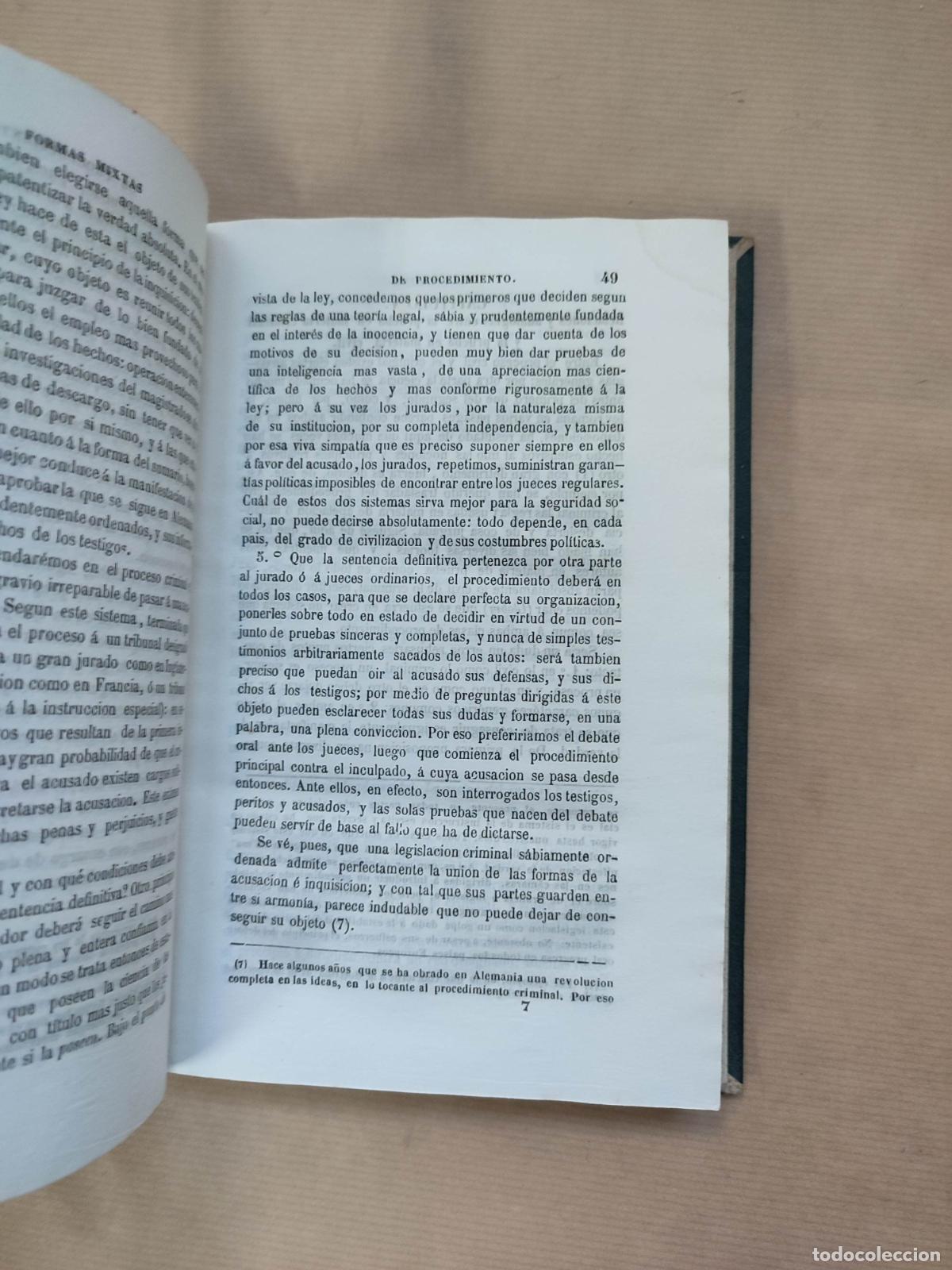 Libros: Tratado de la Prueba en Materia Criminal - Mittermaier - Foto 5