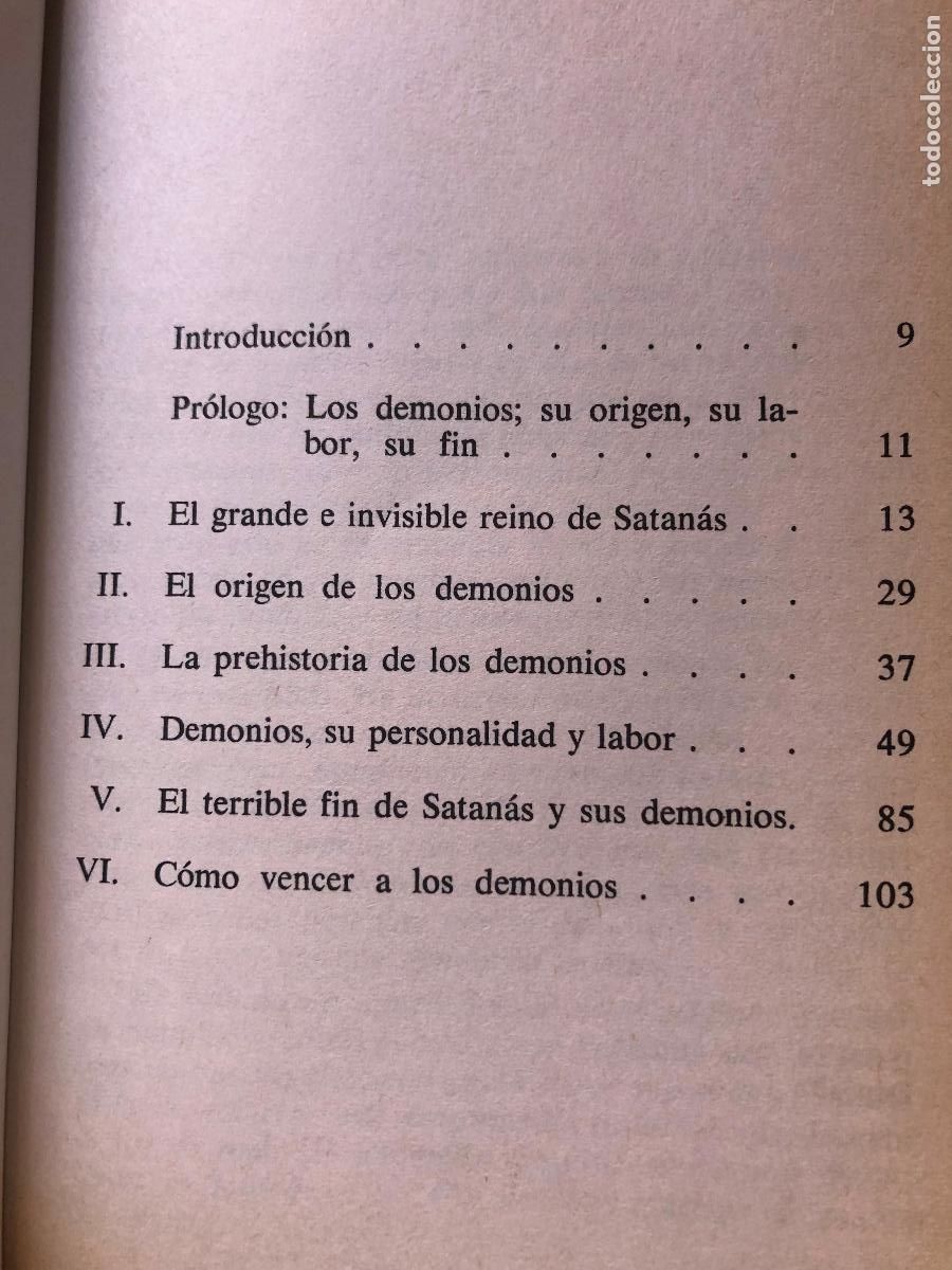 Libros: satanas y los demonios, juan E. zoller 1974 LOS DEMONIOS - Foto 4