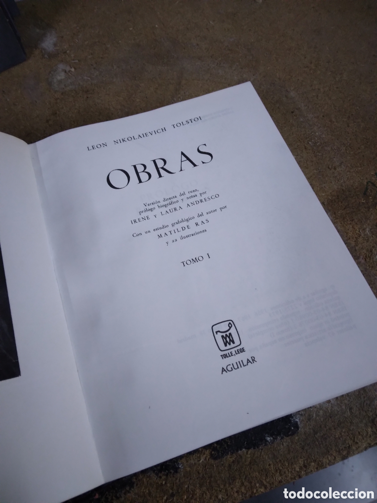 Libros: Leon Tolstoi, Obras, tomo I, Aguilar - Foto 2