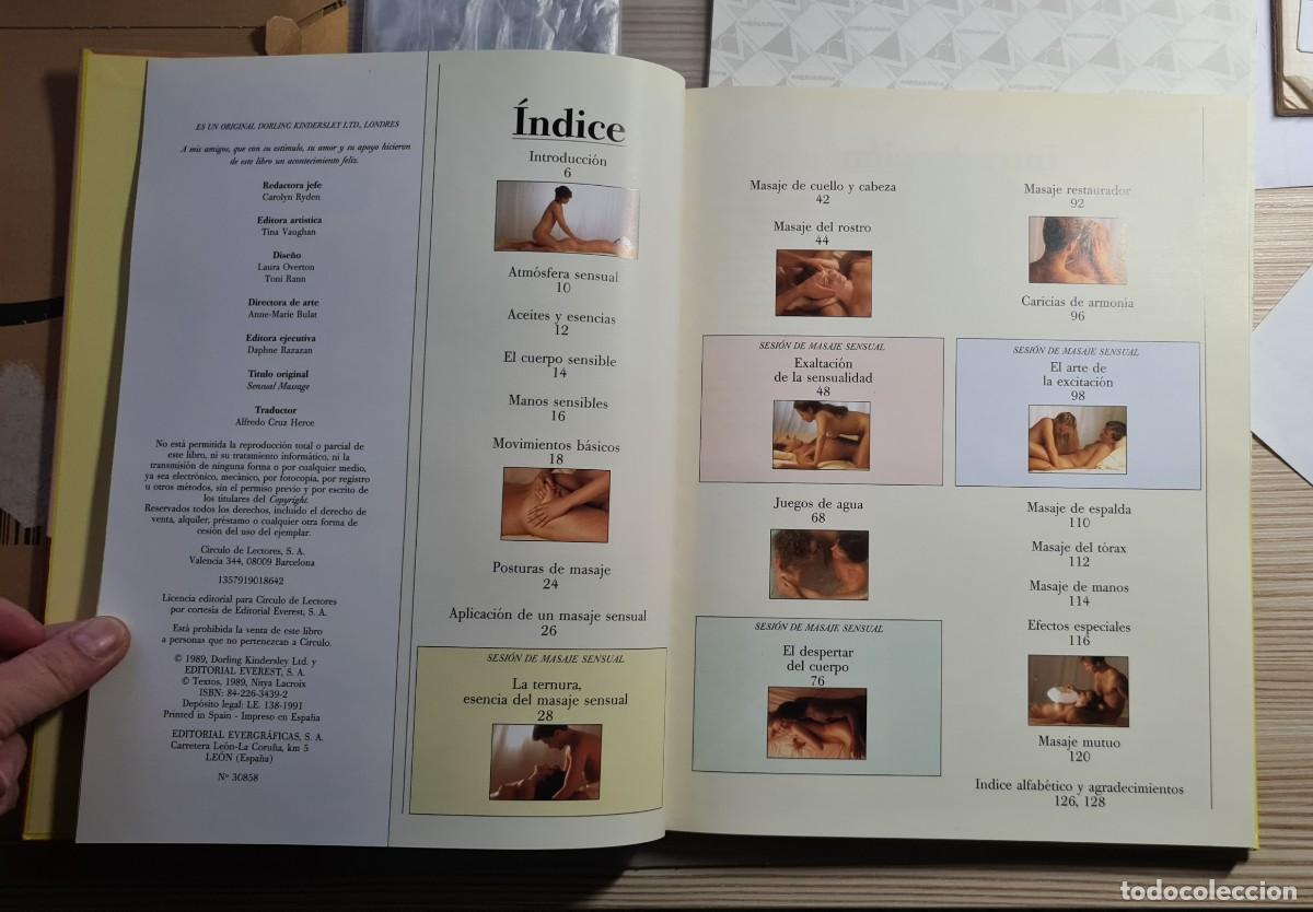 Libros: Libro Masaje Sensual de Nitya Lacroix. 1991 - Foto 2