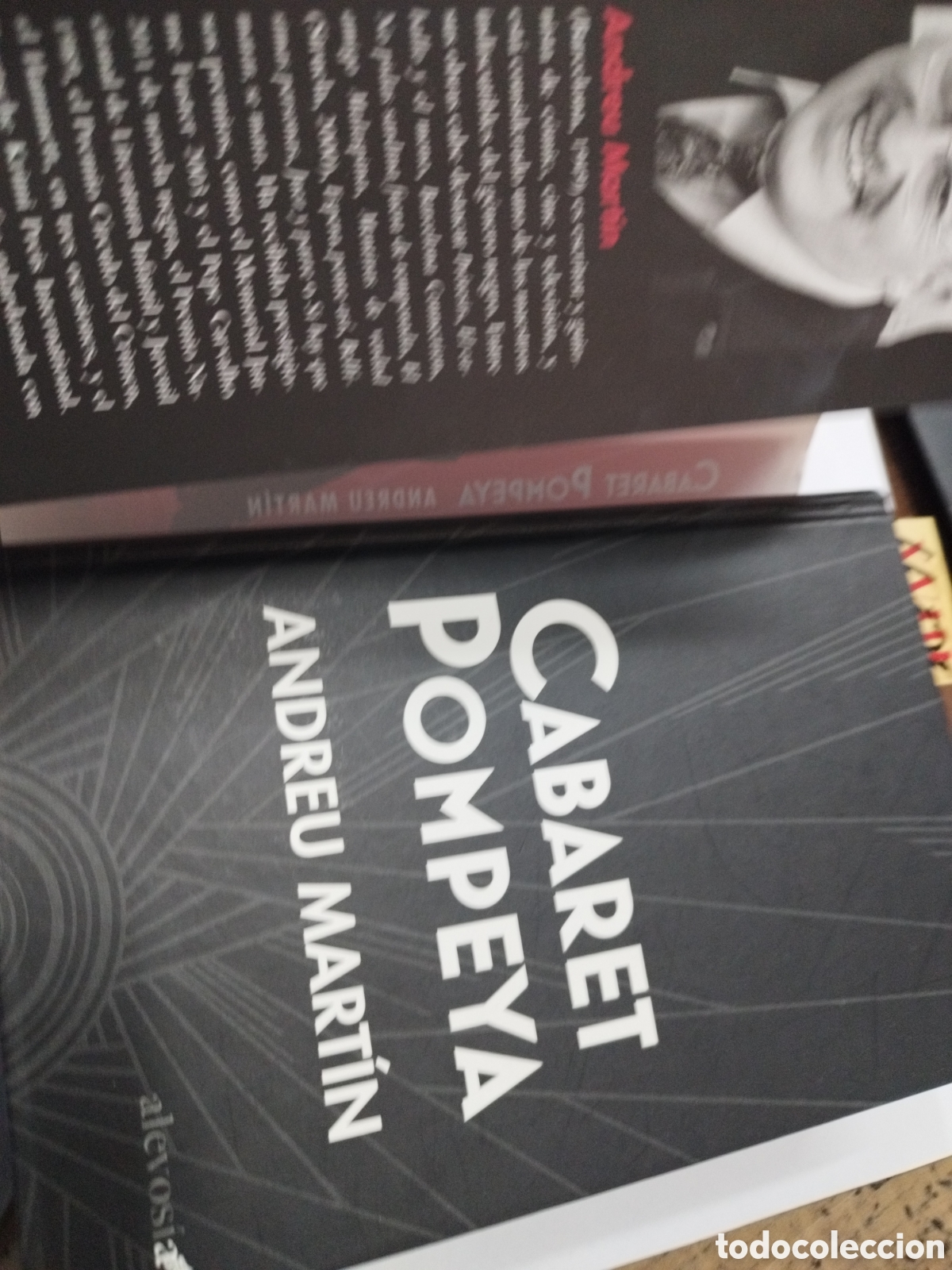 Libros: CABARET POMPEYA. Tapas duras. Dedicatoria autografa del autor - MARTIN,Andreu - Foto 4