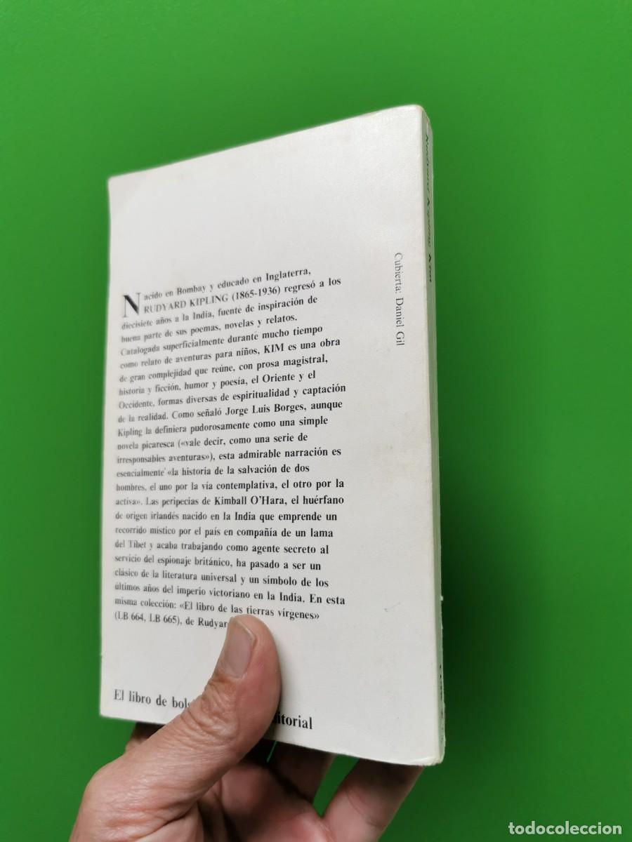 Libros: RUDYARD KIPLING. KIM. ALIANZA EDITORIAL. 1A EDICI&Oacute;N LIBRO DE BOLSILLO,1986. - Foto 2