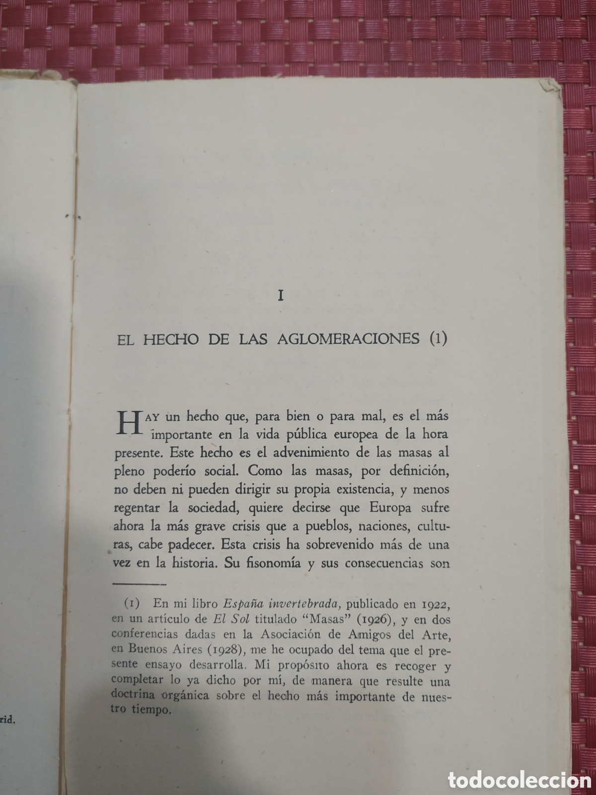 Libros: LA REBELION DE LAS MASAS. REVISTA DE OCCIDENTE - Foto 2