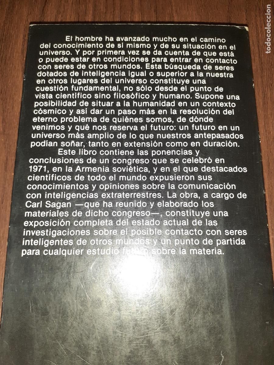 Libros: COMUNICACI&Oacute;N CON INTELIGENCIAS EXTRATERRESTRES - EXTRATERRESTRES - CARL SAGAN - Foto 2
