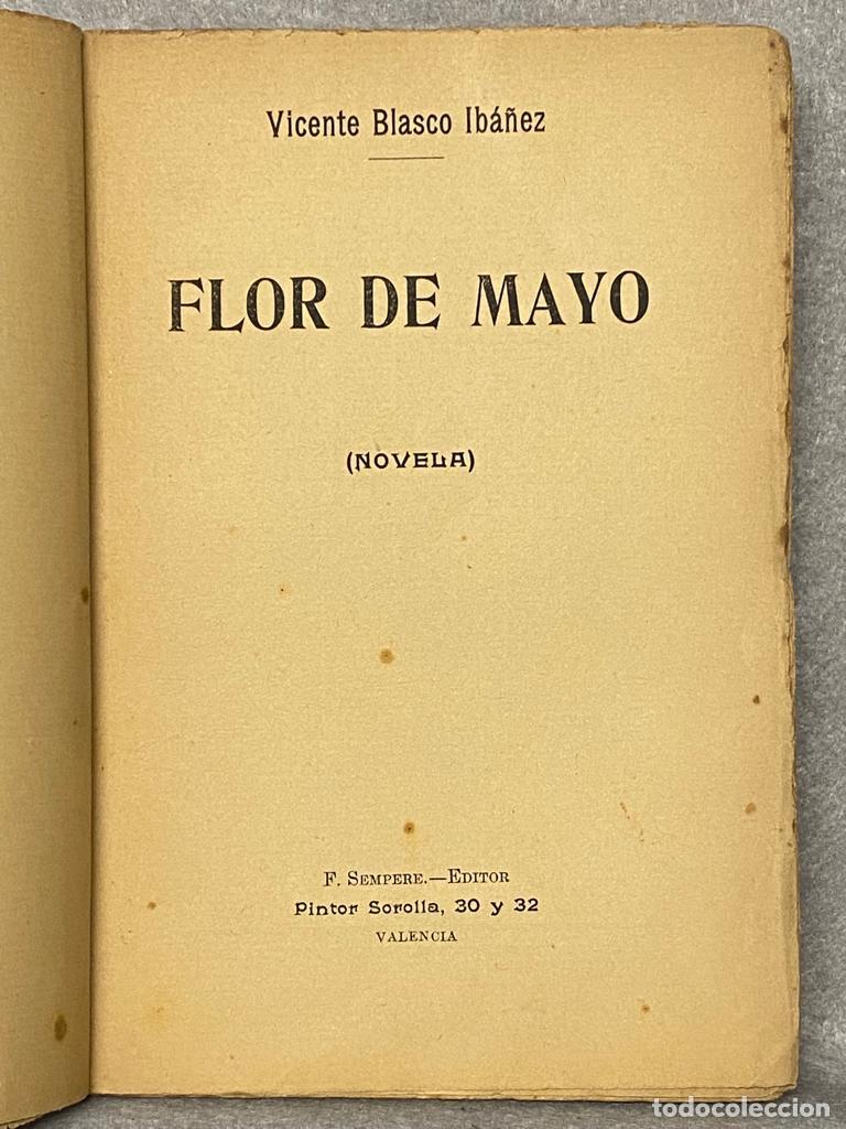 Libros: FLOR DE MAYO. 1&ordf; ed. en libro. - BLASCO IBA&Ntilde;EZ, VICENTE. - Foto 4