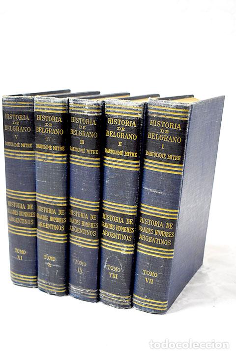 Libros: Historia de Belgrano.- Mitre, Bartolom&eacute; - Foto 1
