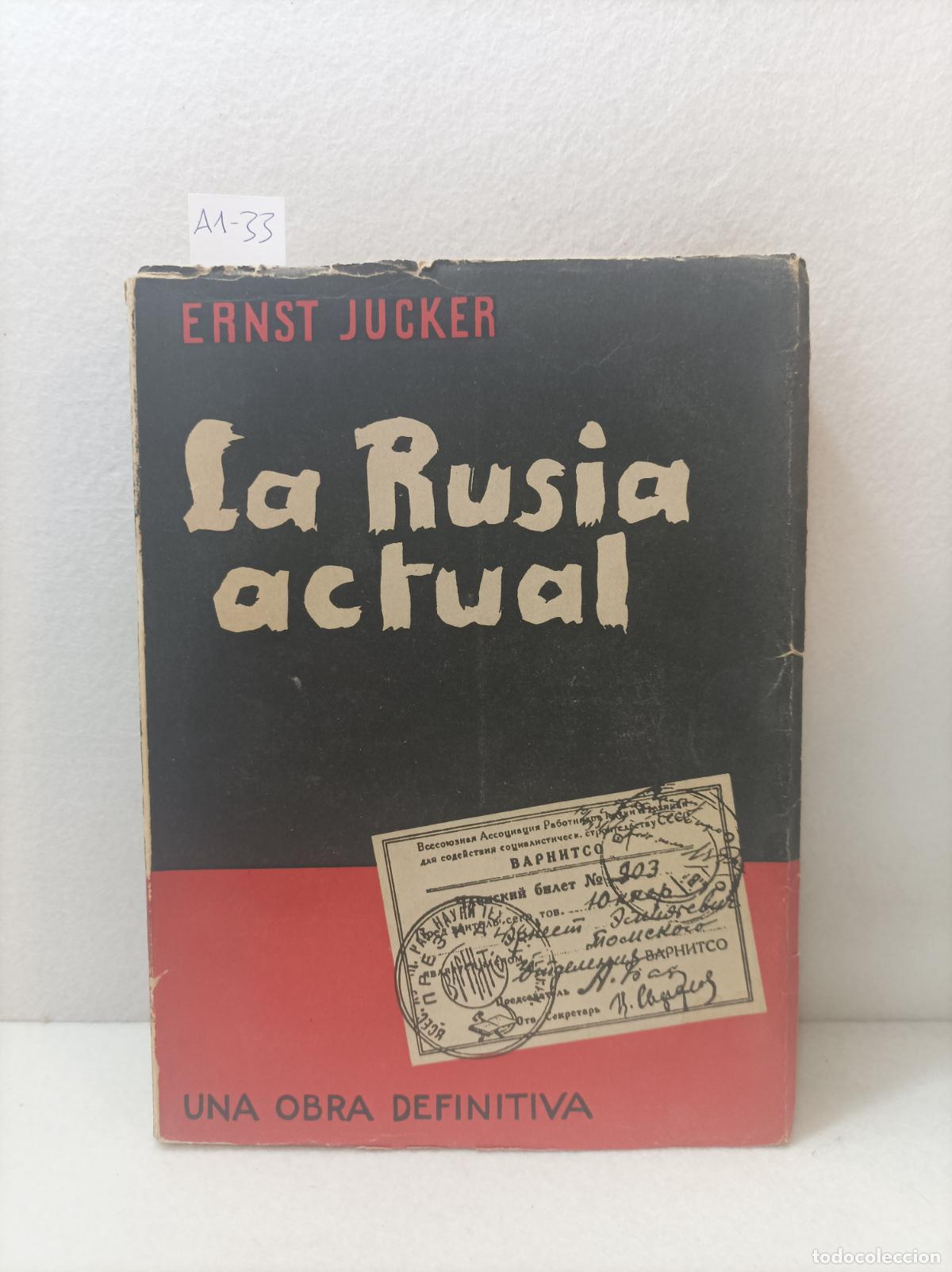 Libros: JUCKER, Ernst: - La Rusia actual. - Foto 1