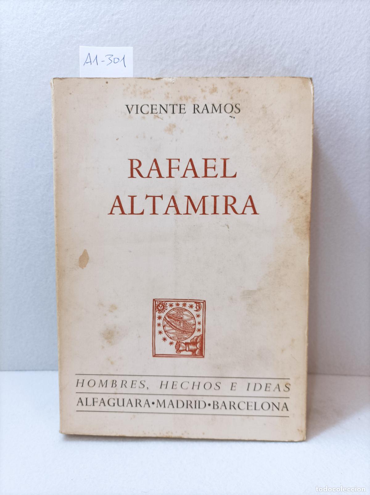 Libros: RAMOS, Vicente: - Rafael Altamira. - Foto 1