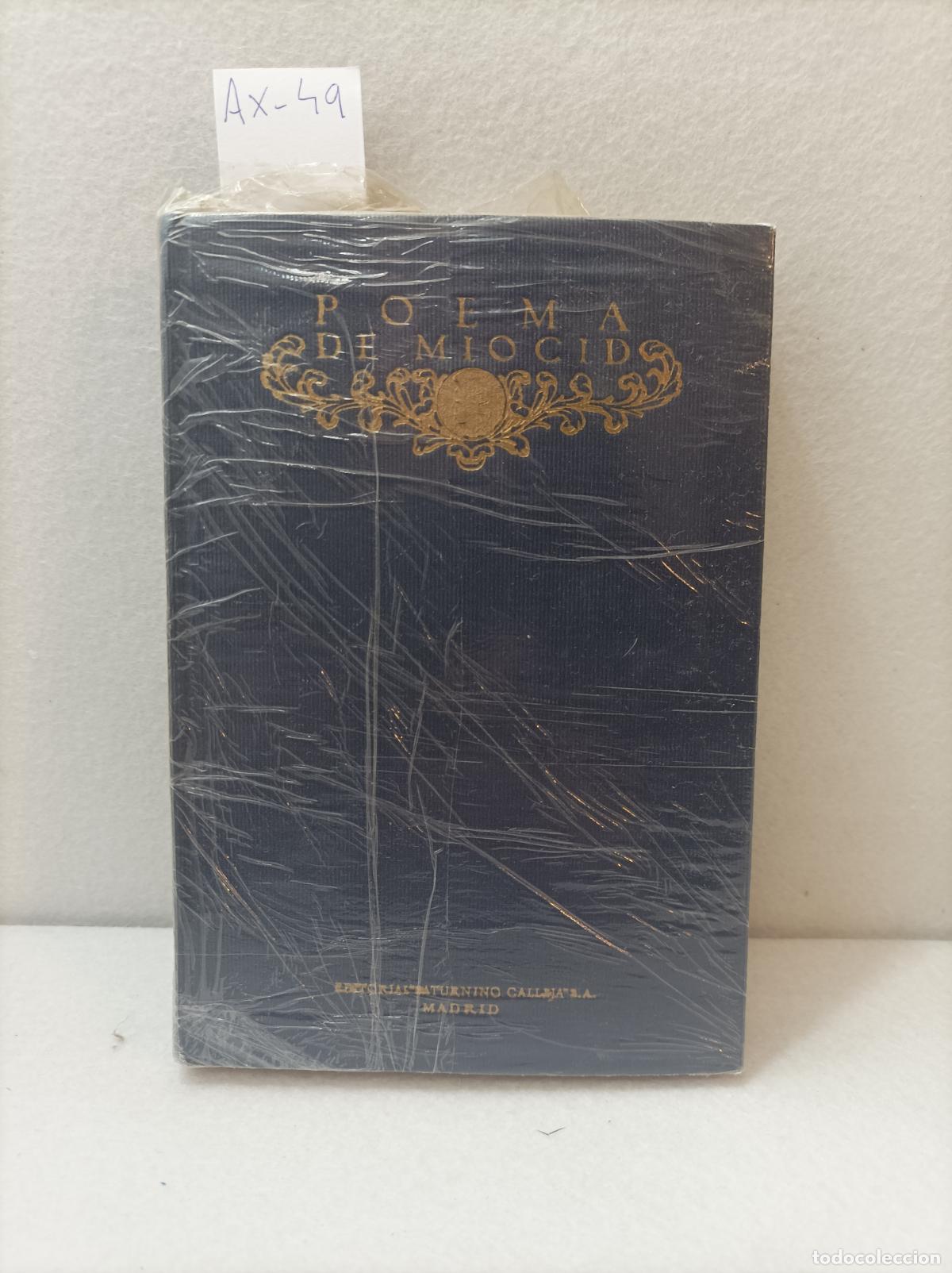 books: Poema de M&iacute;o Cid y otros monumentos de la primitiva poes&iacute;a espa&ntilde;ola.