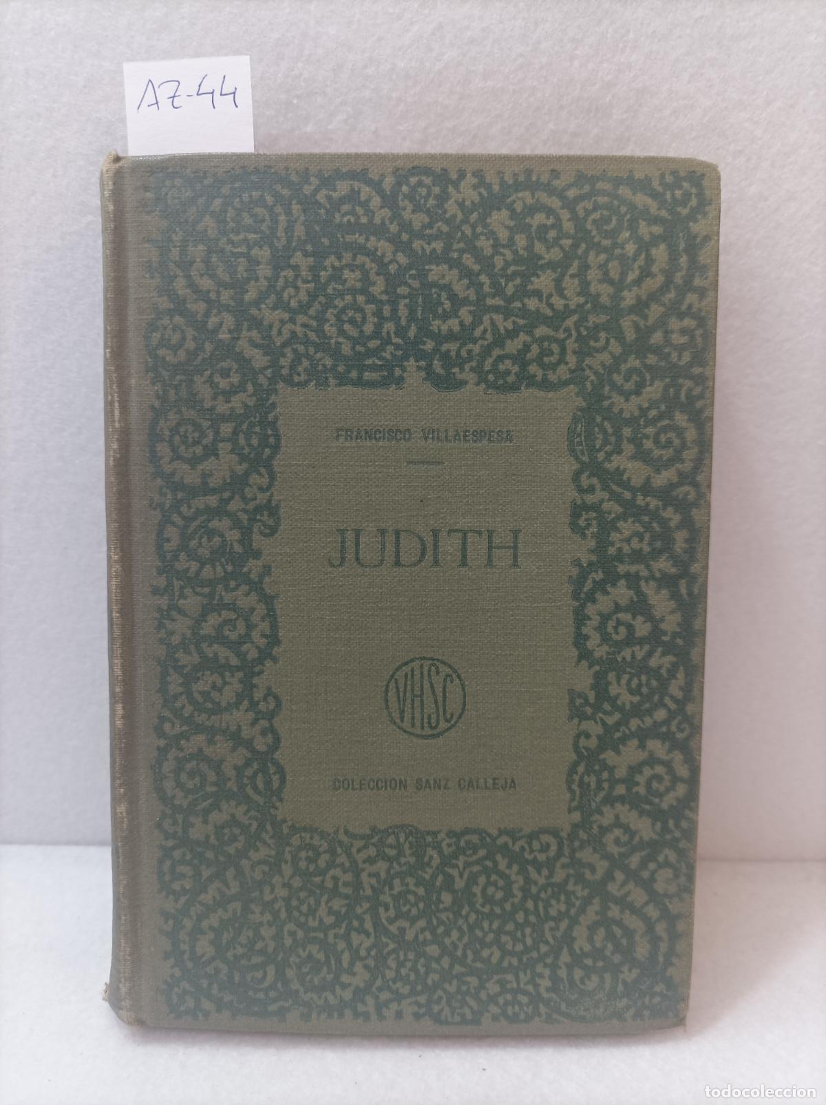 Libros: VILLAESPESA, Francisco: - Judith. - Foto 1