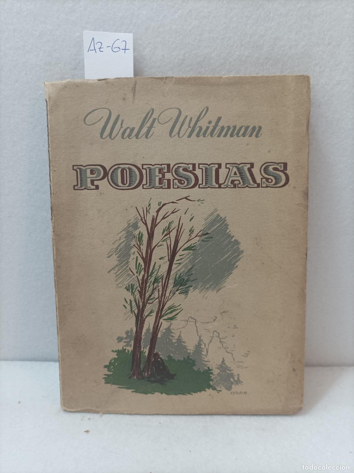 Libros: WHITMAN, Walt: - Poes&iacute;as. - Foto 1