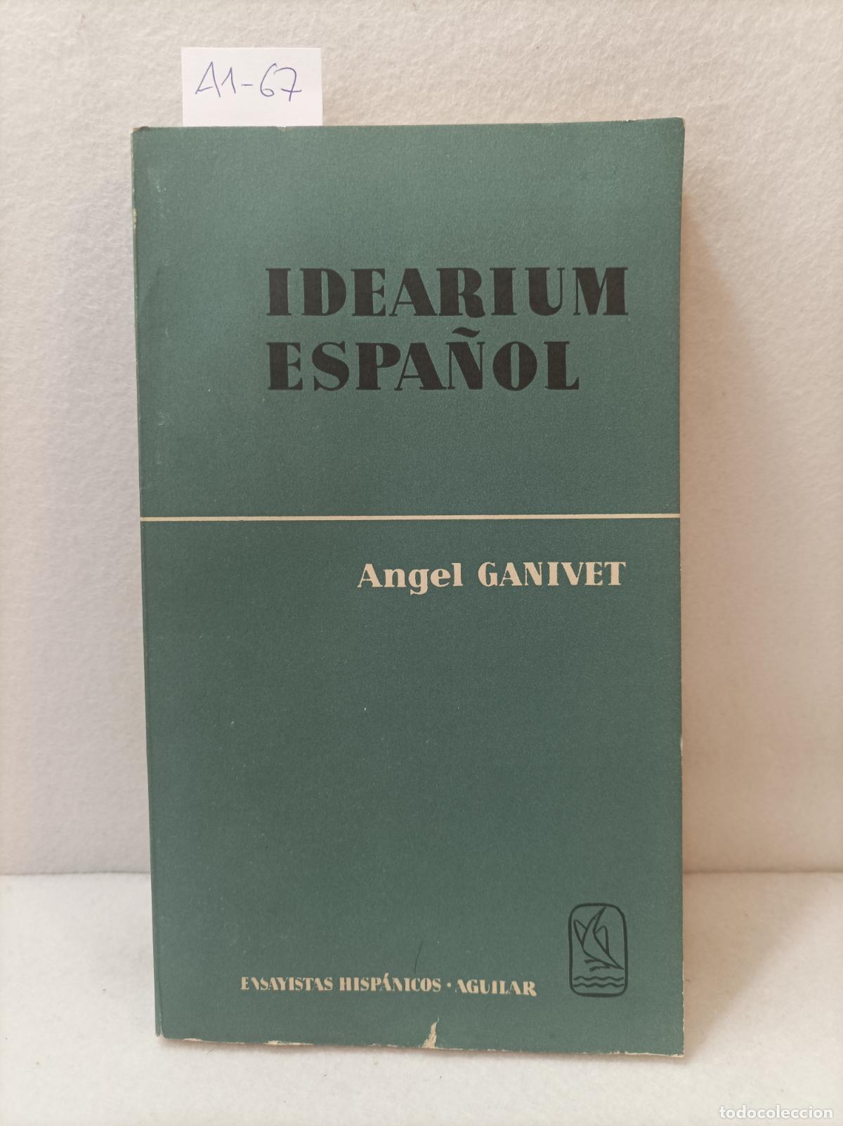 Libros: GANIVET, &Aacute;ngel: - Idearium espa&ntilde;ol. - Foto 1