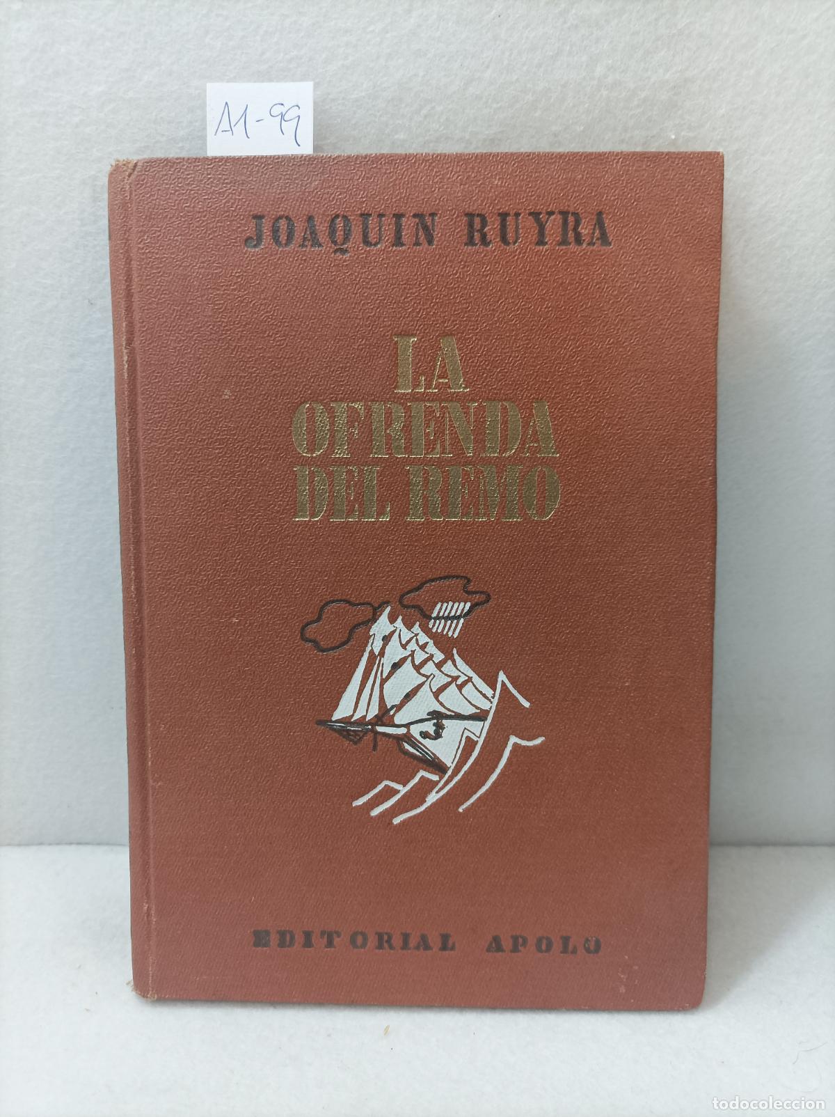 Libros: RUYRA, Joaqu&iacute;n: - La ofrenda del remo. - Foto 1