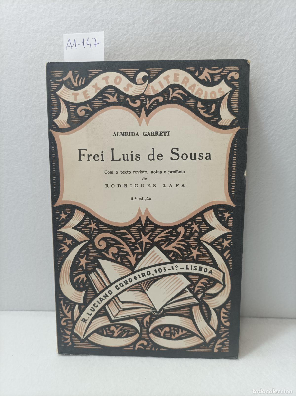 Libros: ALMEIDA-GARRET: - Frei Lu&iacute;s de Sousa. - Foto 1