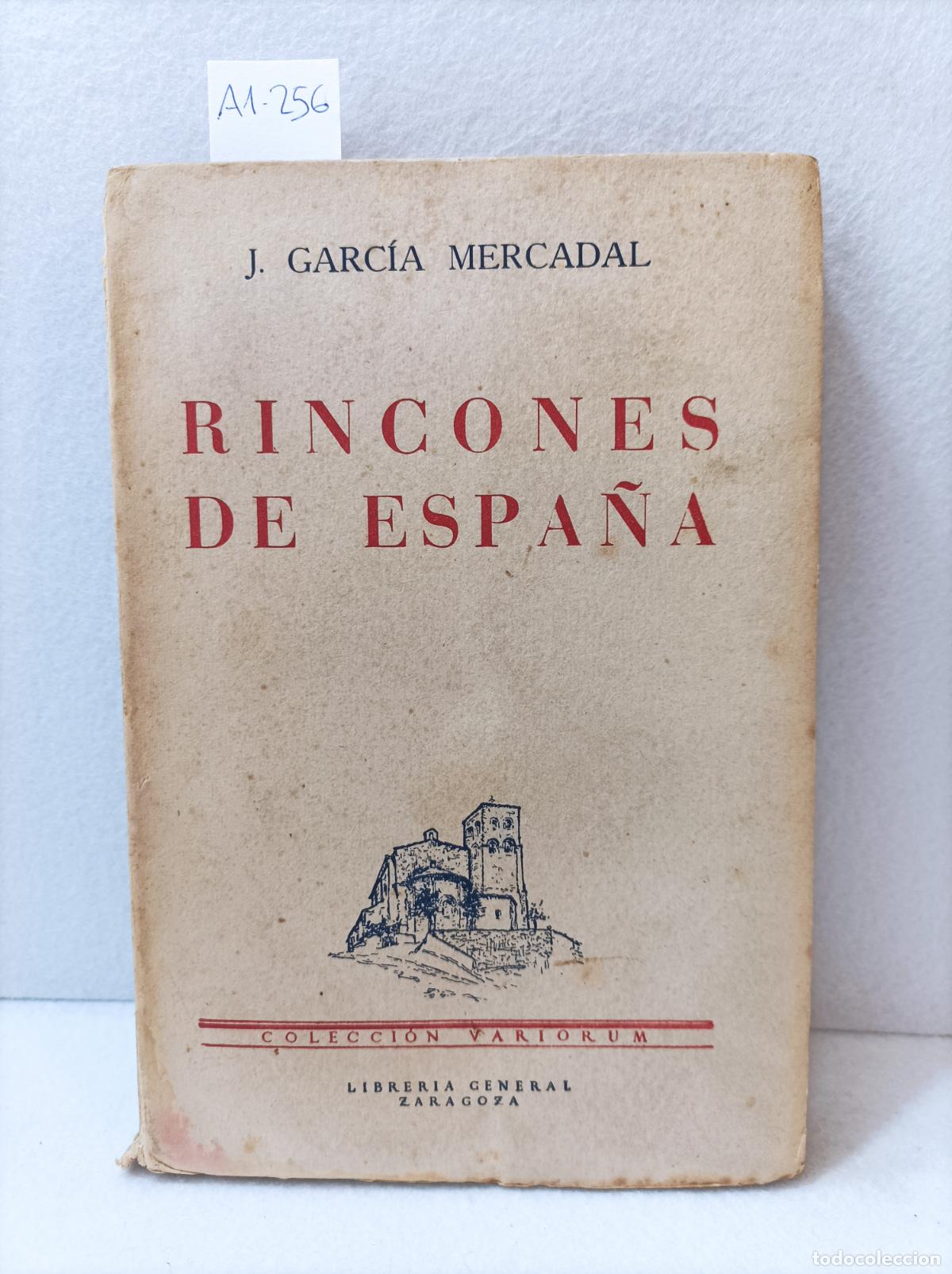 Libros: GARCIA MERCADAL, J.: - Rincones de Espa&ntilde;a. - Foto 1