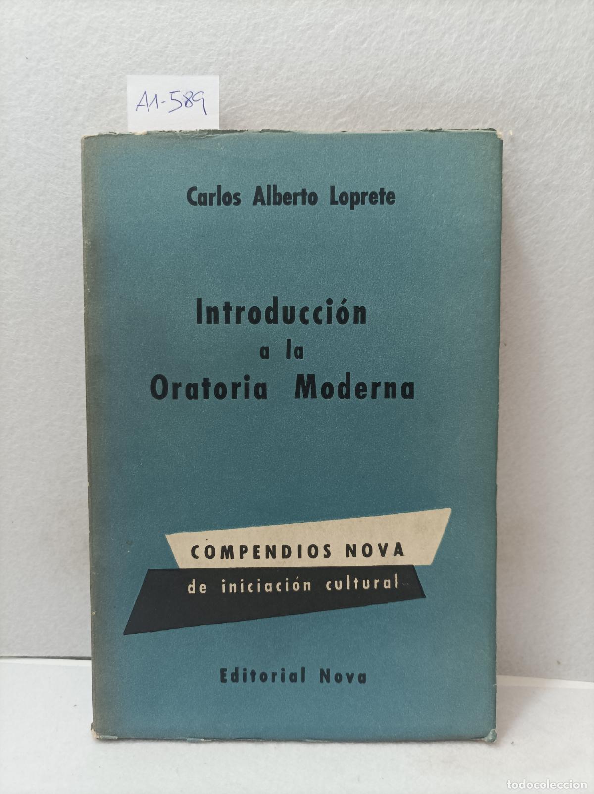 Libros: LOPRETE, Carlos Alberto: - Introducci&oacute;n a la oratoria moderna. - Foto 1