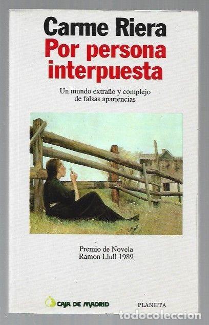 Libros: POR PERSONA INTERPUESTA - RIERA, CARME - Foto 1