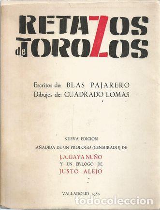 Libros: RETAZOS DE TOROZOS - PAJARERO, BLAS - Foto 2