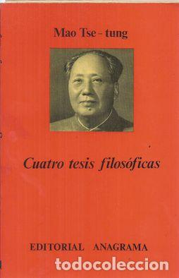 Libros: CUATRO TESIS FILOS&Oacute;FICAS - MAO TSE-TUNG - Foto 1