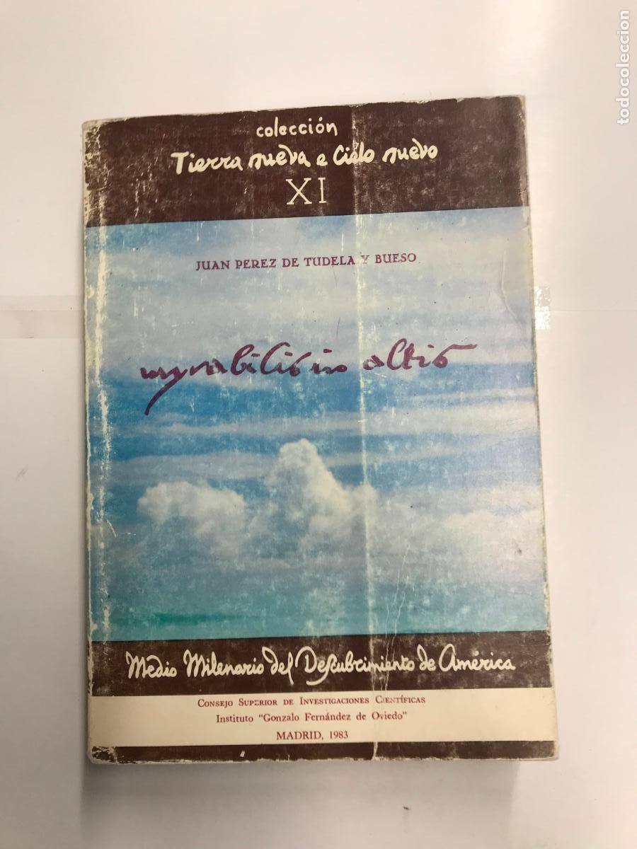Libros: MIRABILIS IN ALTIS. ESTUDIO CR&Iacute;TICO SOBRE EL ORIGEN Y SIGNIFICADO DEL PROYECTO DESCUBRIDOR DE CRIST&Oacute;