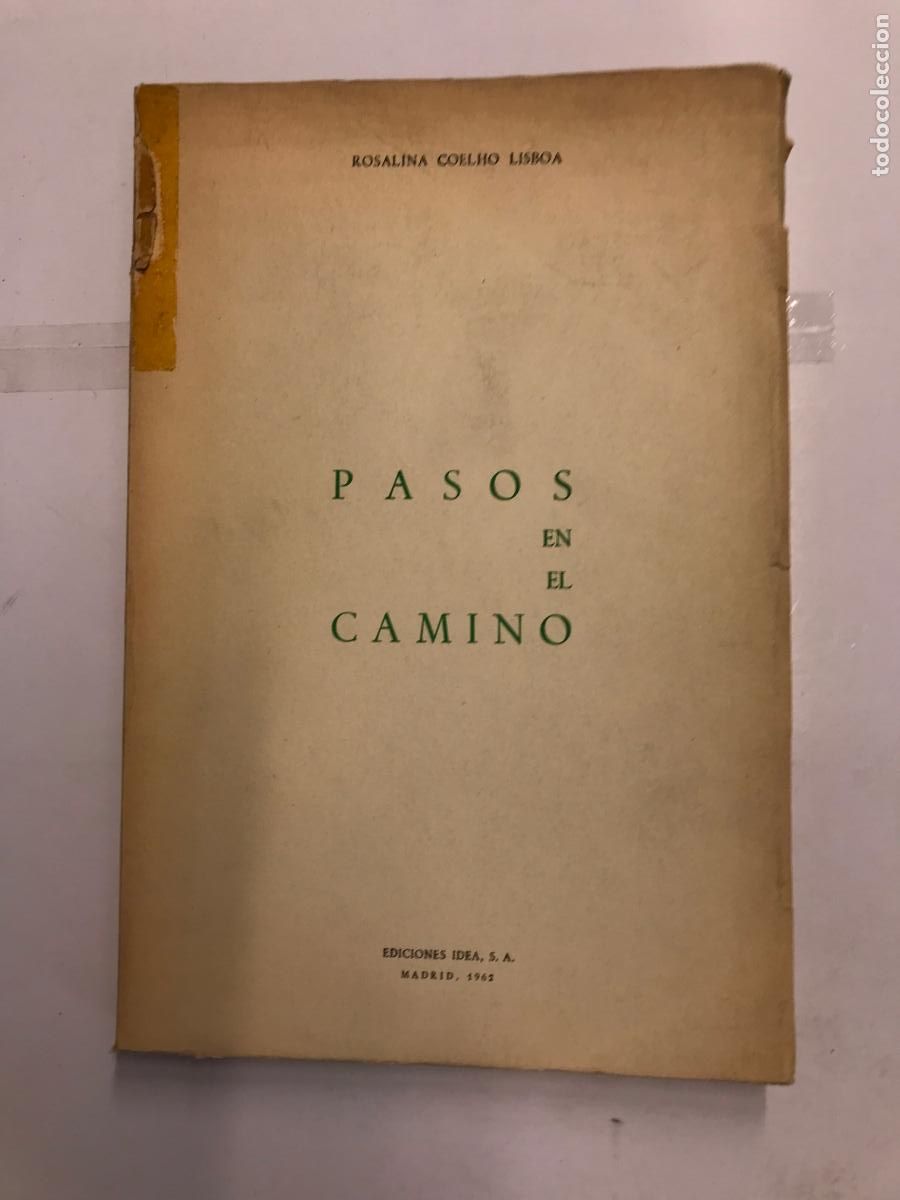 Libri di seconda mano: PASOS EN EL CAMINO. (DEDICADO). - ROSALINA COELHO LISBOA.